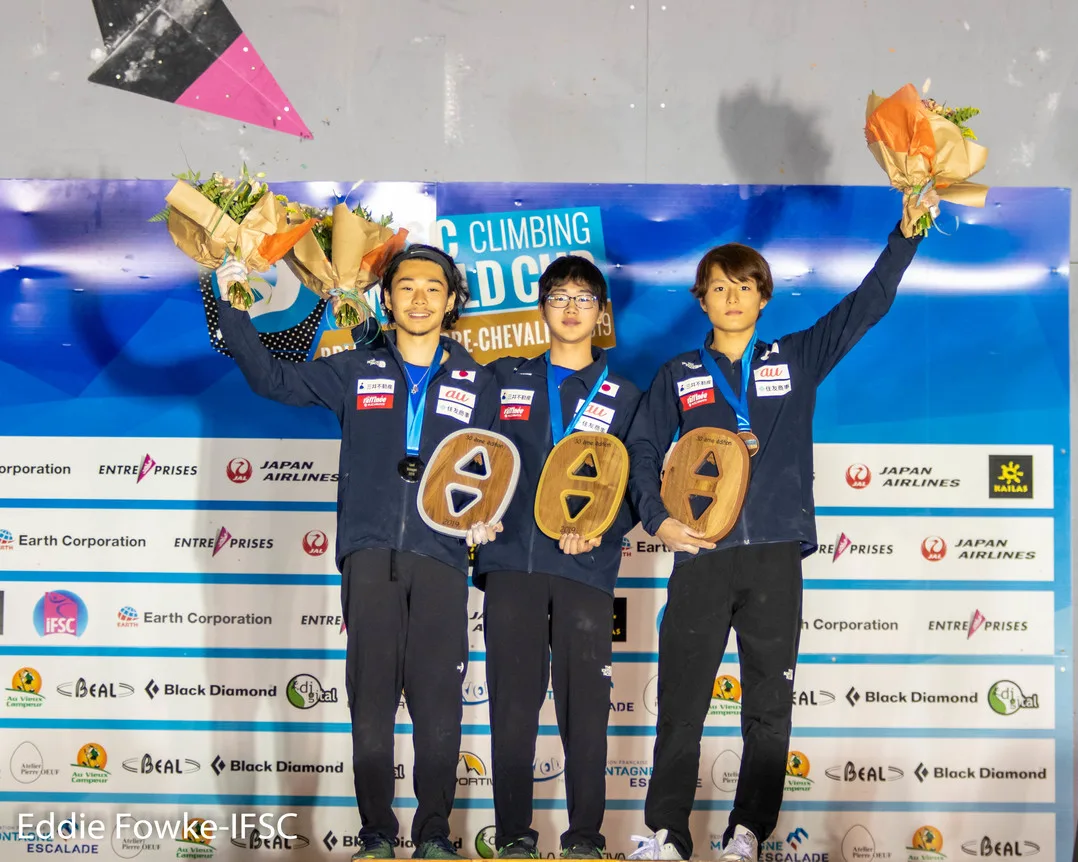 Imagen de portada de «Japón se impone en la Copa del mundo de Escalada en Briançon, Francia».