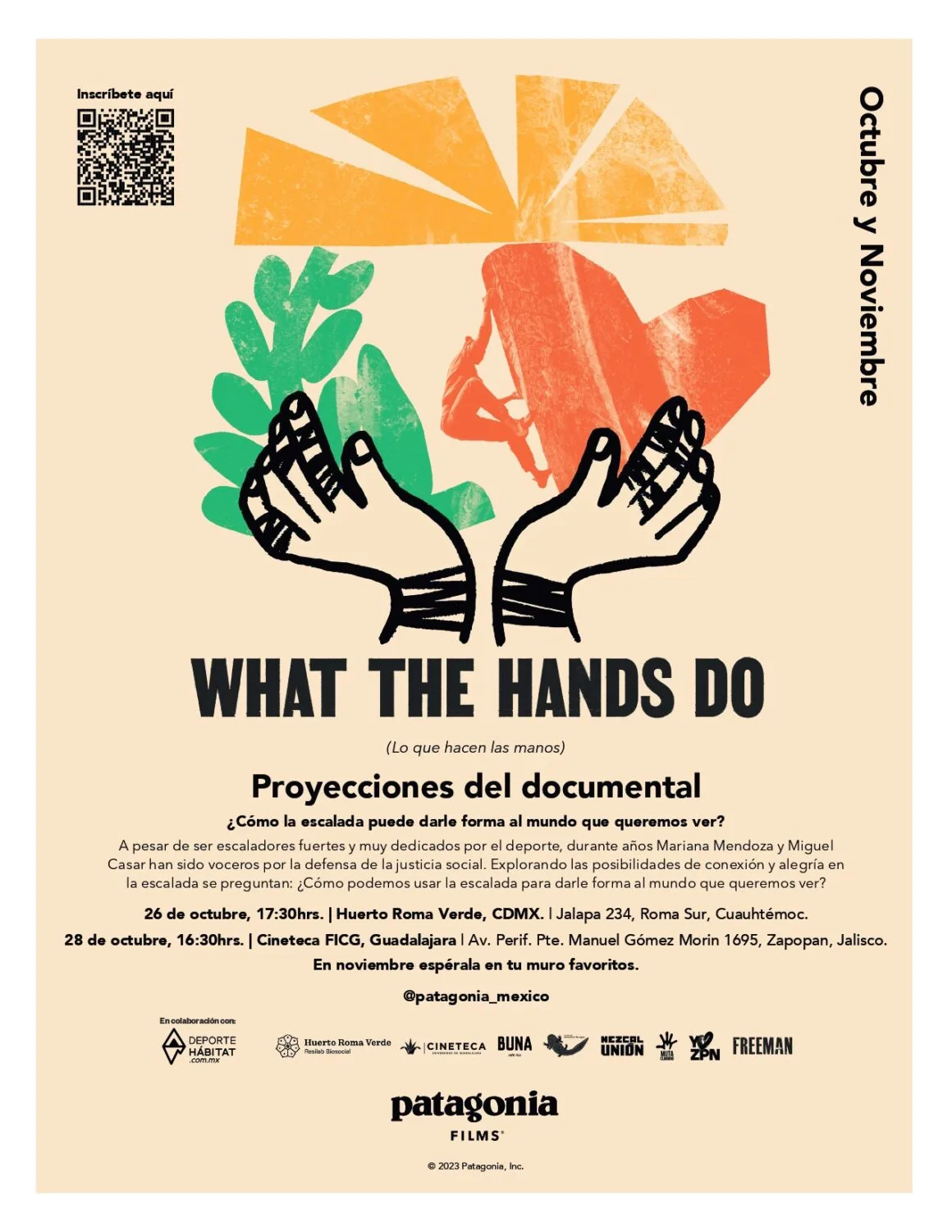 Imagen del archivo de «Estreno nacional What the hands do: documental de Patagonia sobre escaladores mexicanos».