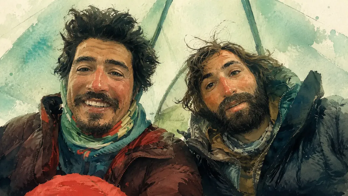 Imagen de portada de «Crónica mexa encumbrando el Denali Parte 1 - Max Álvarez y Santi de la Parra».