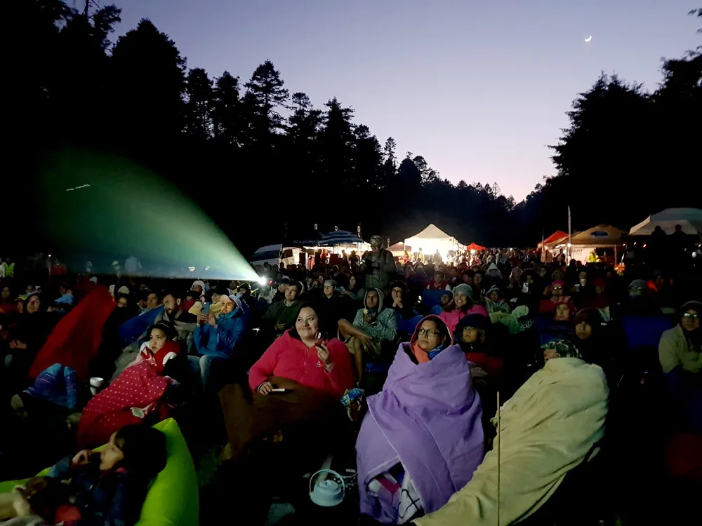 Imagen del archivo de «Premiere Metanoia; una gran fiesta en CineCamping Mineral del Chico #CinedeMontañaconCausa».