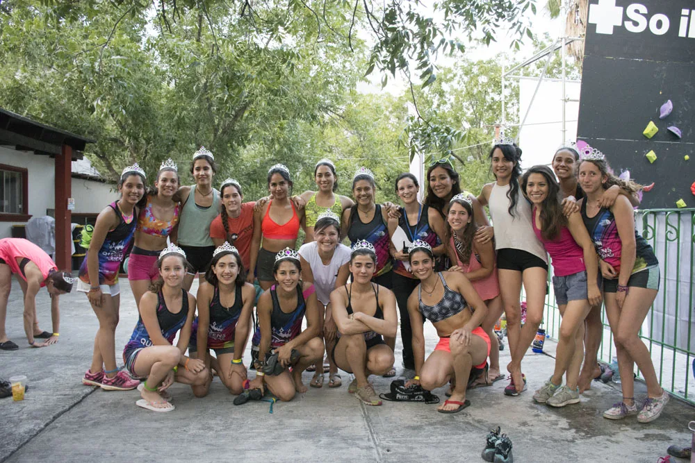 Imagen del archivo de «Concluyó Queens of the Rocks, el máximo evento de escalada femenil en México».