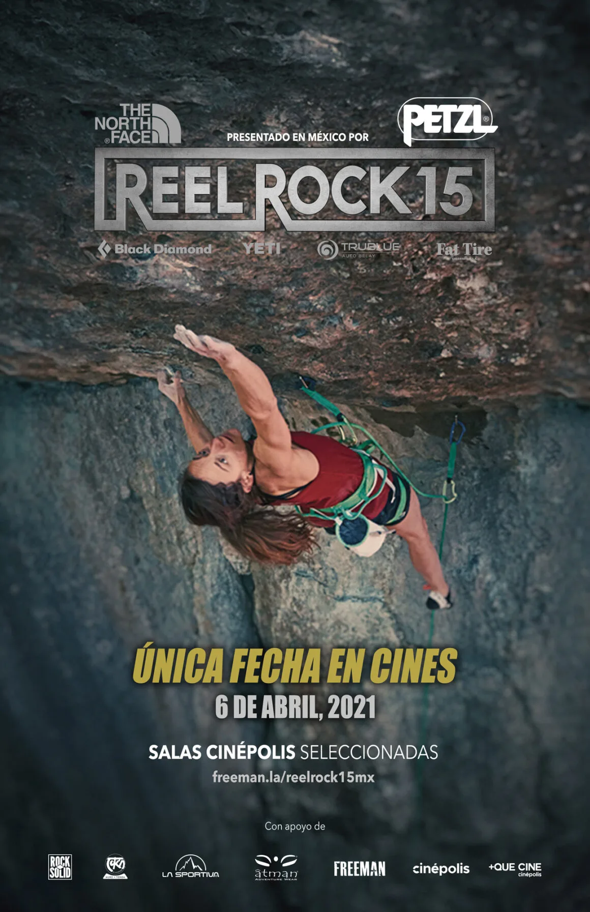 Imagen del archivo de «¡Reel Rock 15 llega a Cinépolis! 6 de abril, única fecha».