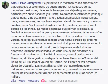 Imagen del archivo de «¿Por qué amamos las montañas? La comunidad outdoors en México opina #FFF17».
