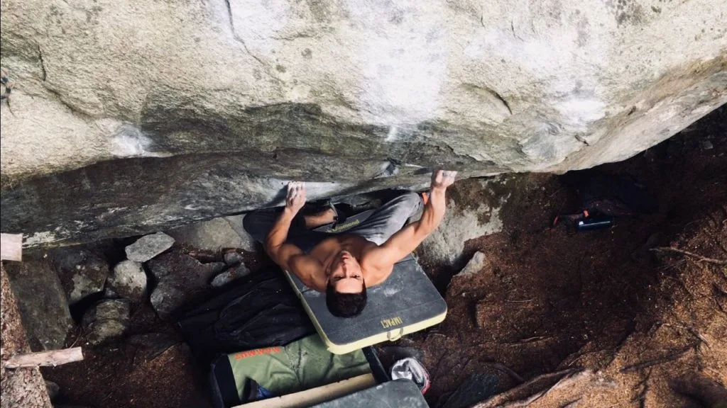 Imagen del archivo de «Desde Magic Woods: Andy encadena Jack the Chipper (V9) y Franz Steppenwolf (v13)».