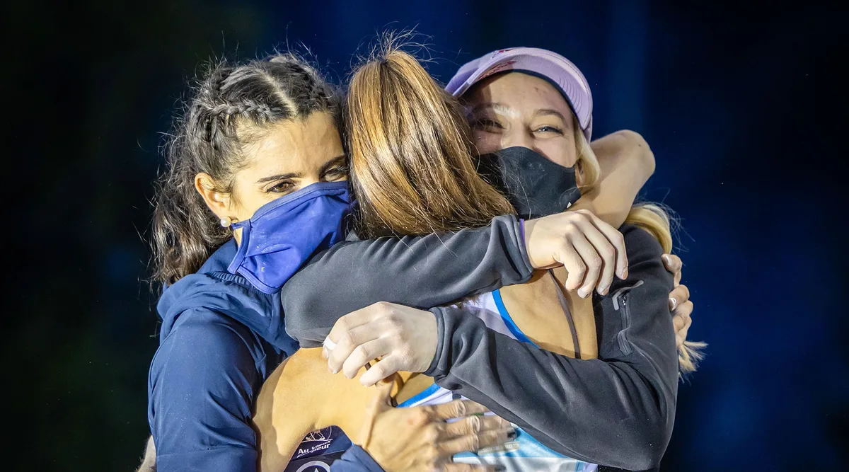 Imagen de portada de «Copa del Mundo de Escalada regresa con victorias de Ondra y Rogora».