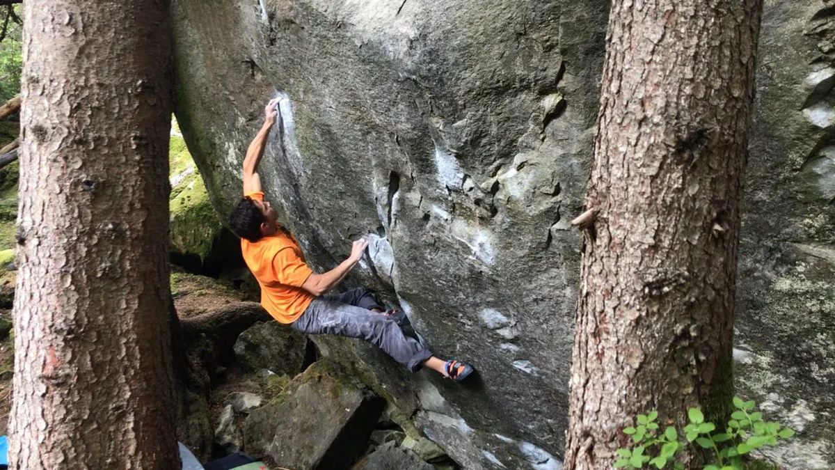 Imagen de portada de «Desde Magic Woods: Andy encadena Jack the Chipper (V9) y Franz Steppenwolf (v13)».