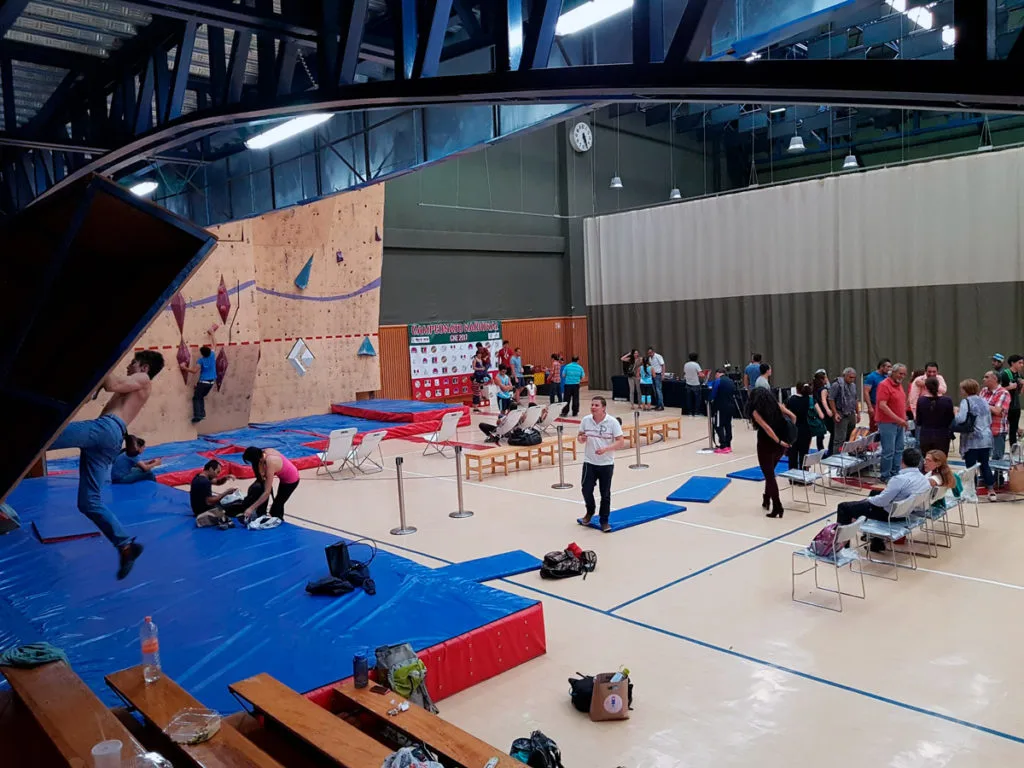Imagen del archivo de «Campeonato Nacional de Escalada 2017: una compe en que ganó la incertidumbre».