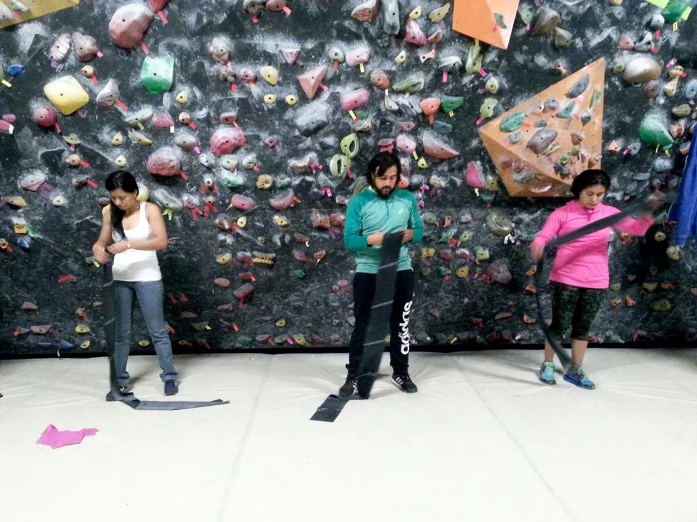 Imagen del archivo de «El uso correcto de los pies en la escalada, un taller por Javier Serratos».