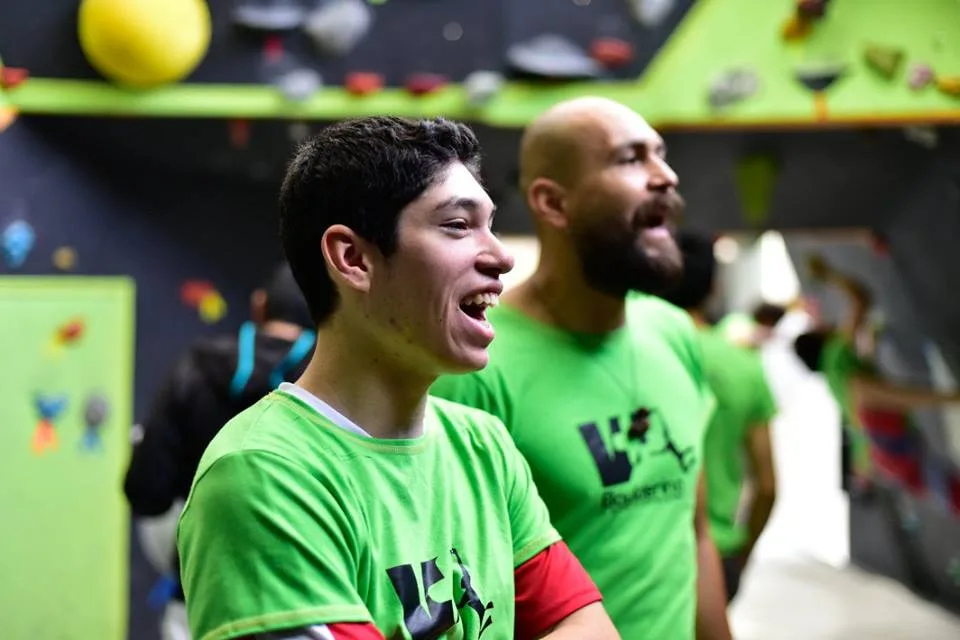 Imagen del archivo de «Regresa el Double Trouble de V+ Bouldering & Sport Center».