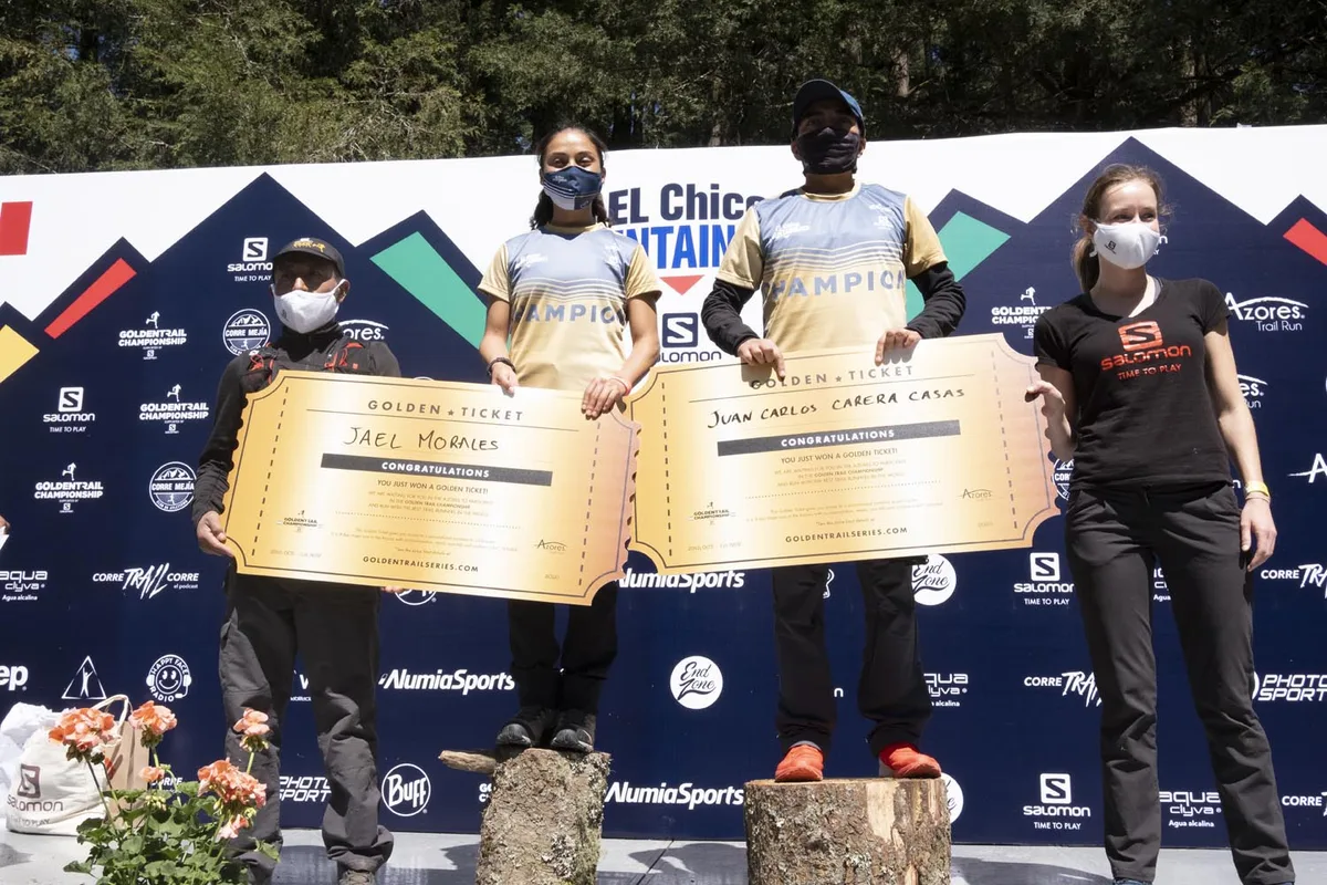 Imagen de portada de «Carera y Morales ganan El Chico Mountain Trail y se van a Portugal».