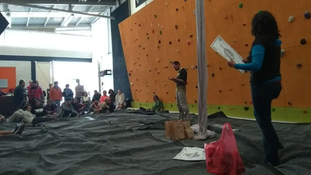 Imagen del archivo de «Toluca ya tiene muro: inauguran Frixiona Escuela de Escalada».