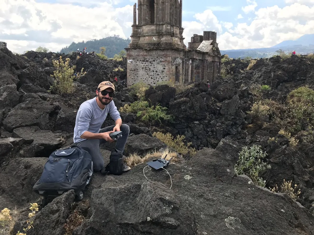 Imagen del archivo de «El Pueblo Cubierto de Lava: documental mexicano sobre el Paricutín».