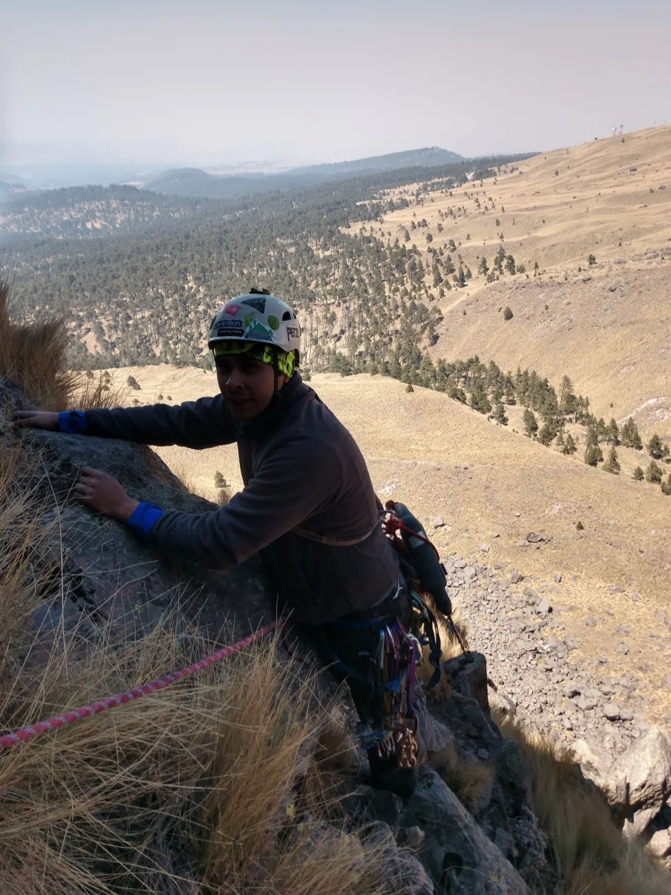 Imagen del archivo de «Relato: "Dolor, y gloria a la vieja escuela", nueva ruta de escalada en Nevado de Toluca».