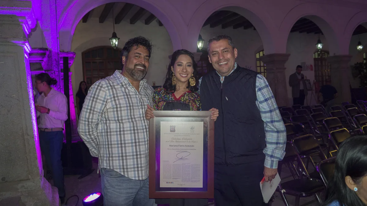 Imagen del archivo de «Gobierno de Oaxaca reconoce a Mariana Fierro por su trayectoria deportiva».
