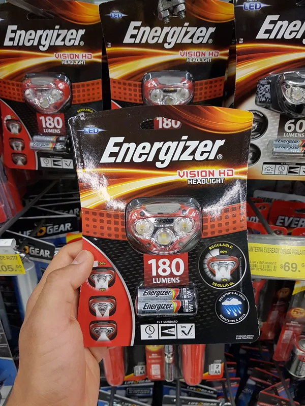 Imagen del archivo de «Revisamos: lámpara frontal Energizer Vision HD; accesible y de batalla».