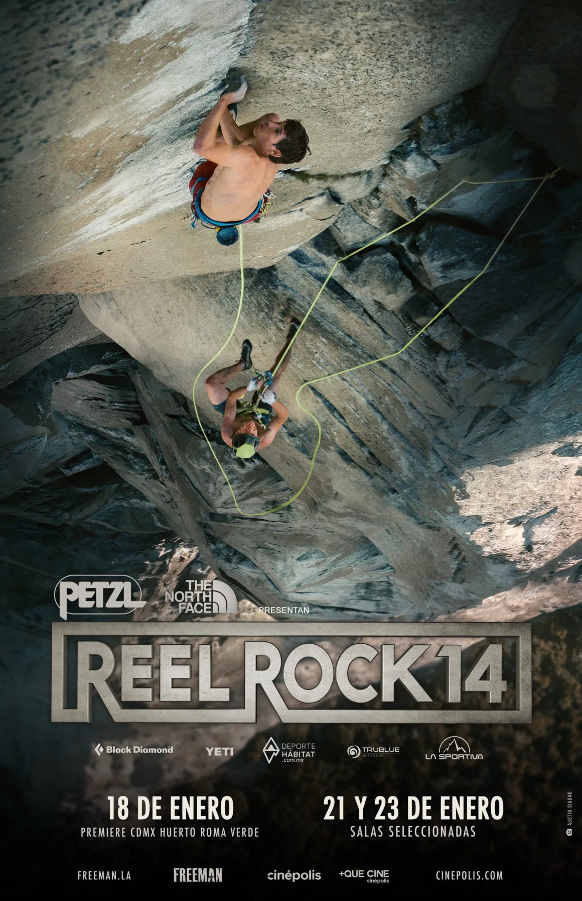 Imagen del archivo de «Premiere REEL ROCK 14 CDMX: todo lo que habrá el 18 de enero en el Huerto».