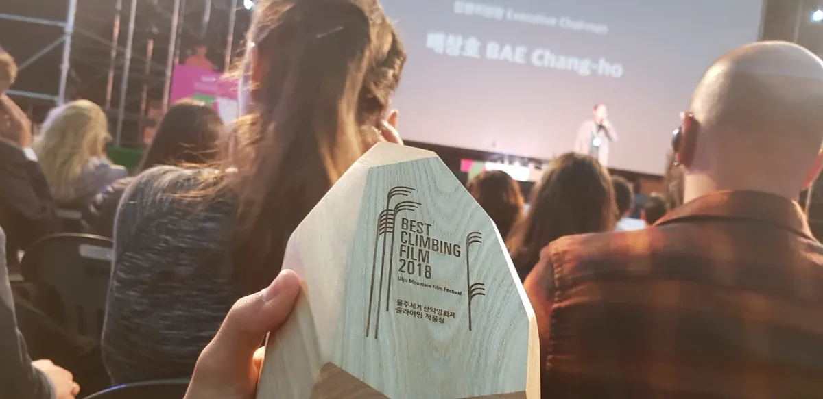Imagen del archivo de «Ice Calling gana mejor película de escalada en Festival de Corea del Sur».