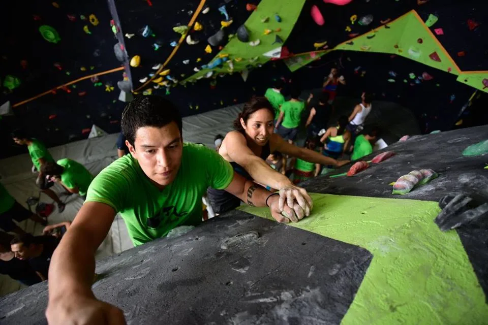 Imagen del archivo de «Regresa el Double Trouble de V+ Bouldering & Sport Center».