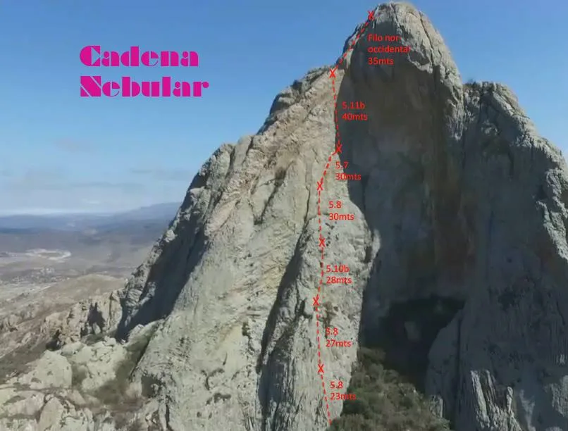 Imagen del archivo de «Cadena Nebular: un nuevo multilargo en Peña de Bernal».