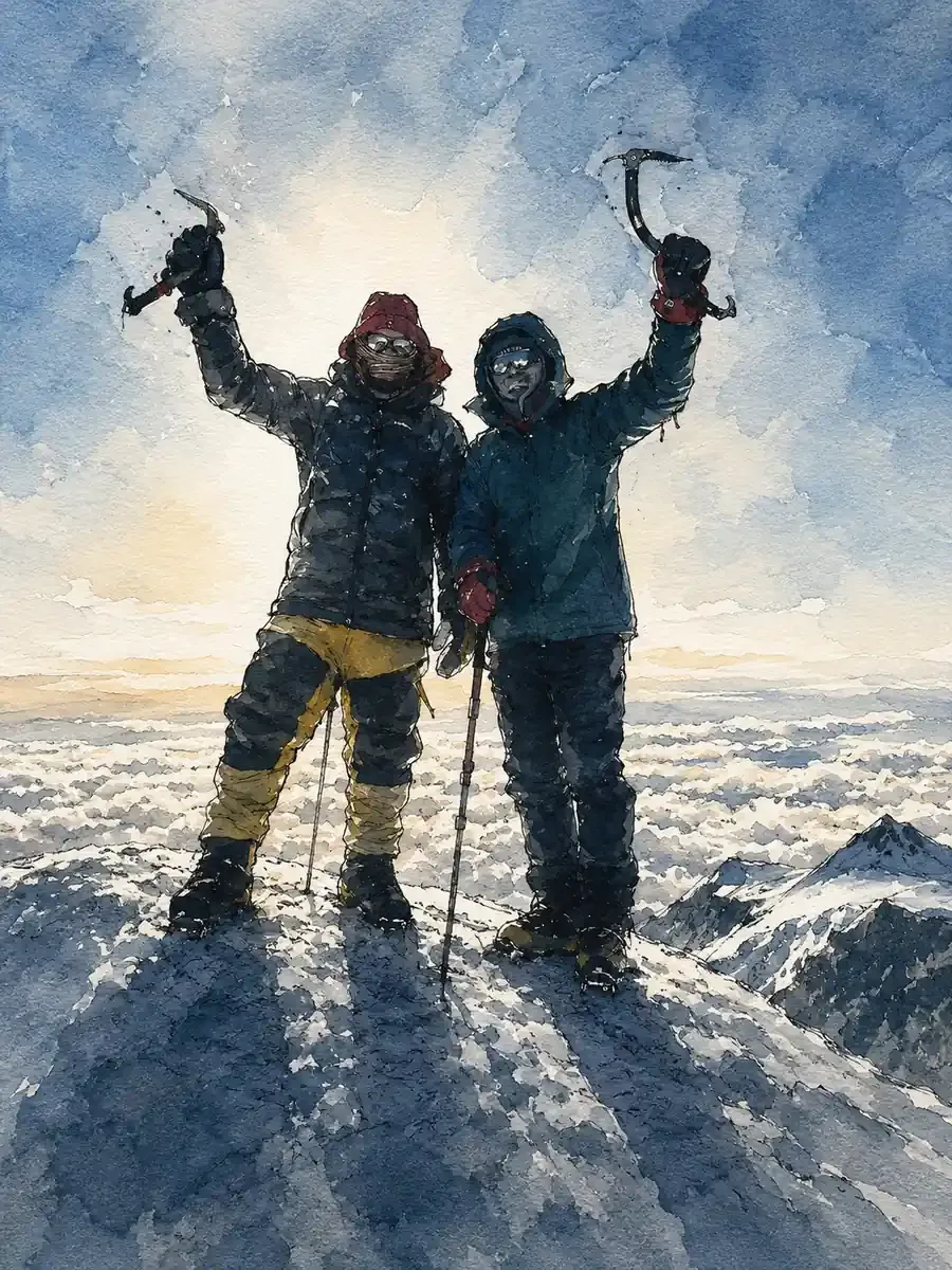 Imagen del archivo de «Crónica mexa encumbrando el Denali Parte 1 - Max Álvarez y Santi de la Parra».