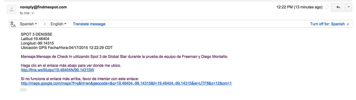 Imagen del archivo de «Review: SPOT Gen3, el gadget para perderte en el cerro».