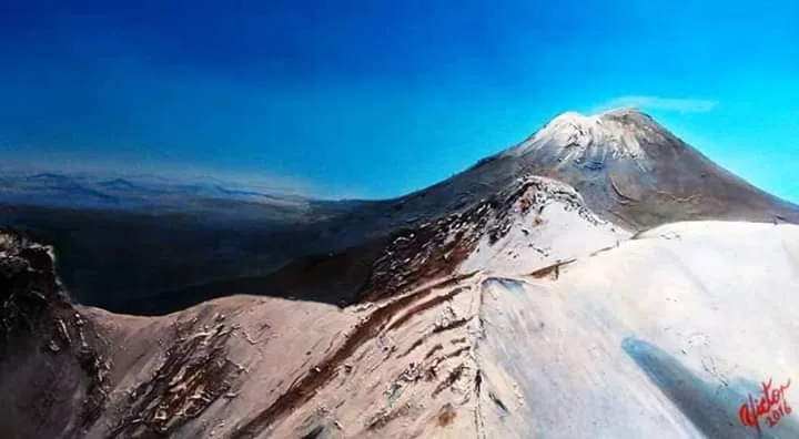 Imagen del archivo de «Victor Cruz: el pintor de aventura que difunde la belleza de México».