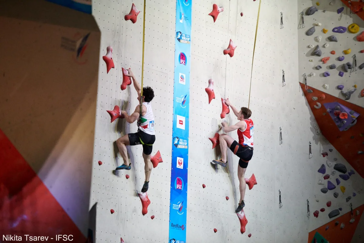 Imagen de portada de «Copa Mundial de Escalada: eslovenos y rusos sobresalen en la 2a fecha».