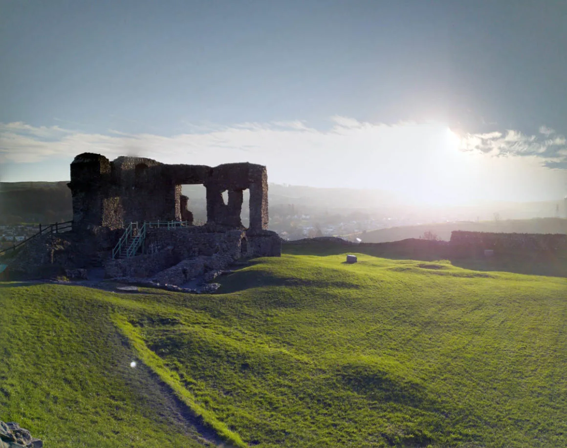 El castillo más "reciente" en Kendal, construido por ahí del año 1200. Es el único en pie.