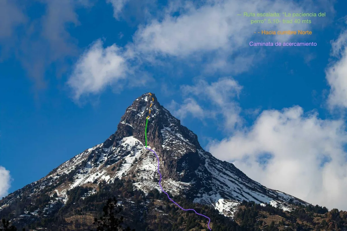 Imagen de portada de «Relato: ascenso a la ruta “La paciencia del perro”, Nevado de Colima».