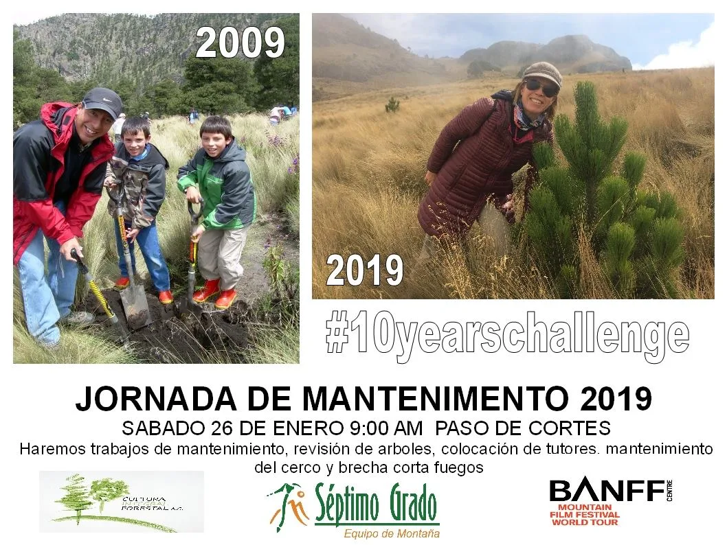 Imagen del archivo de «¡Participa! Jornada de Mantenimiento de Reforestación en el Izta: 26 enero».