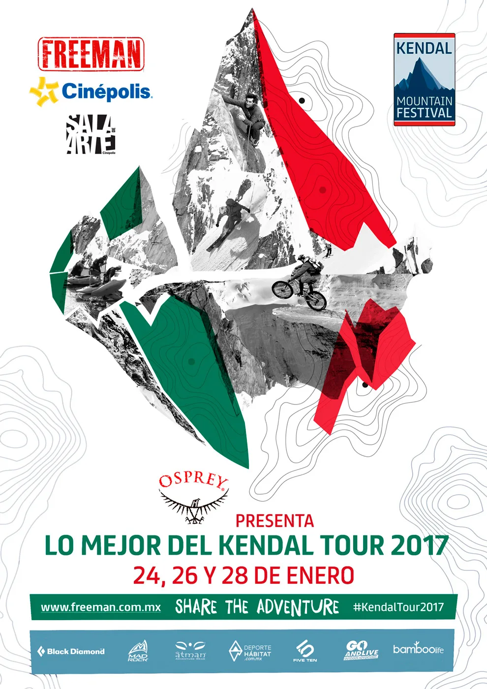 Imagen del archivo de «Freeman y Kendal Mountain Festival se alían para impulsar el cine de aventura».
