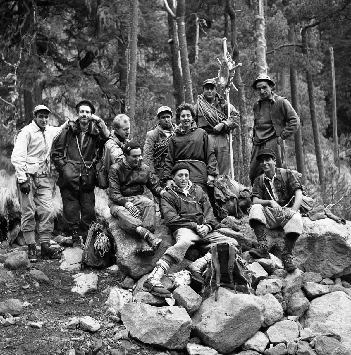 Imagen del archivo de «Fernando la "Araña" Lipkau y los refugiados españoles en los volcanes de México».