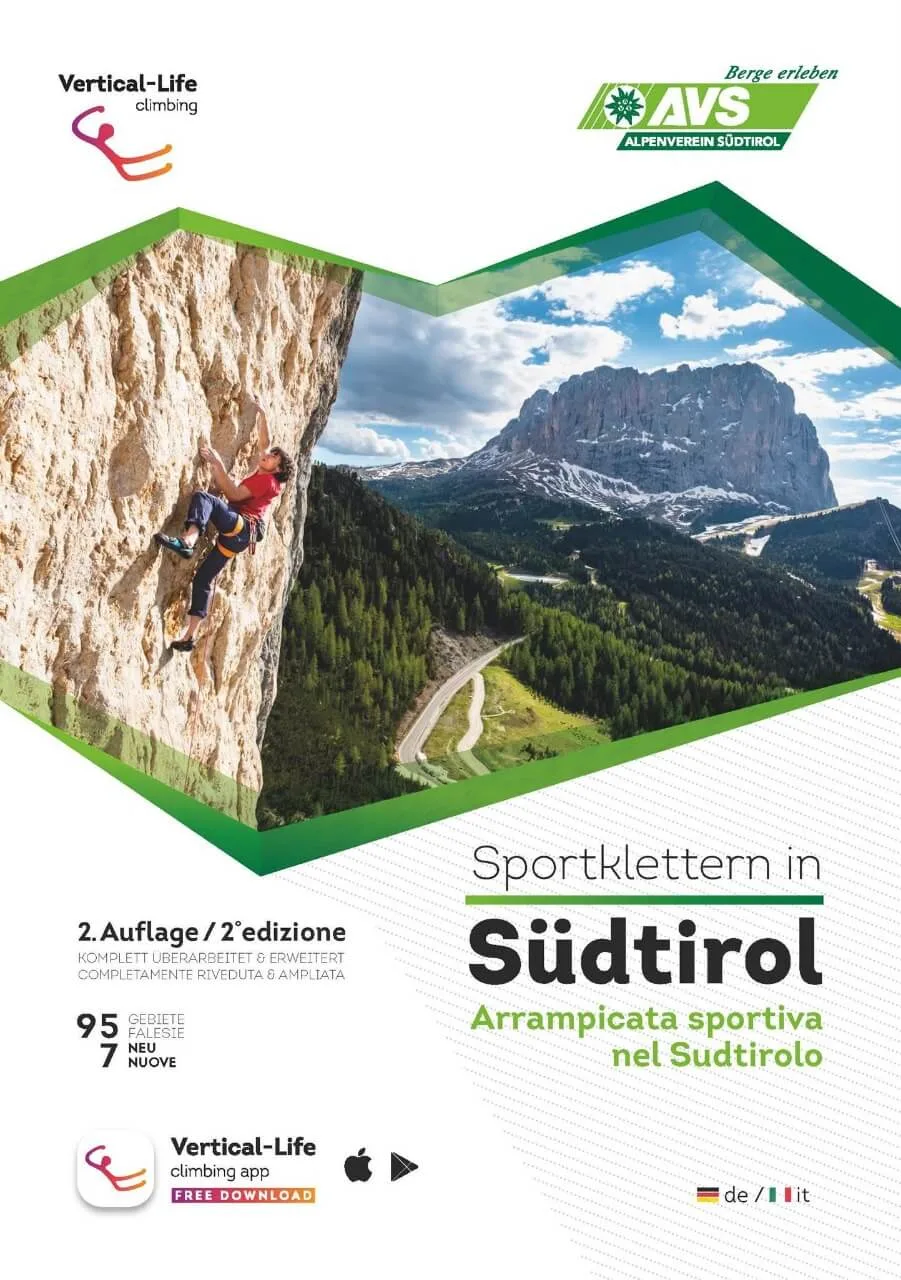 Imagen de portada de «Un paraíso de roca con nueva guía de escalada: Tirol del Sur, Italia».