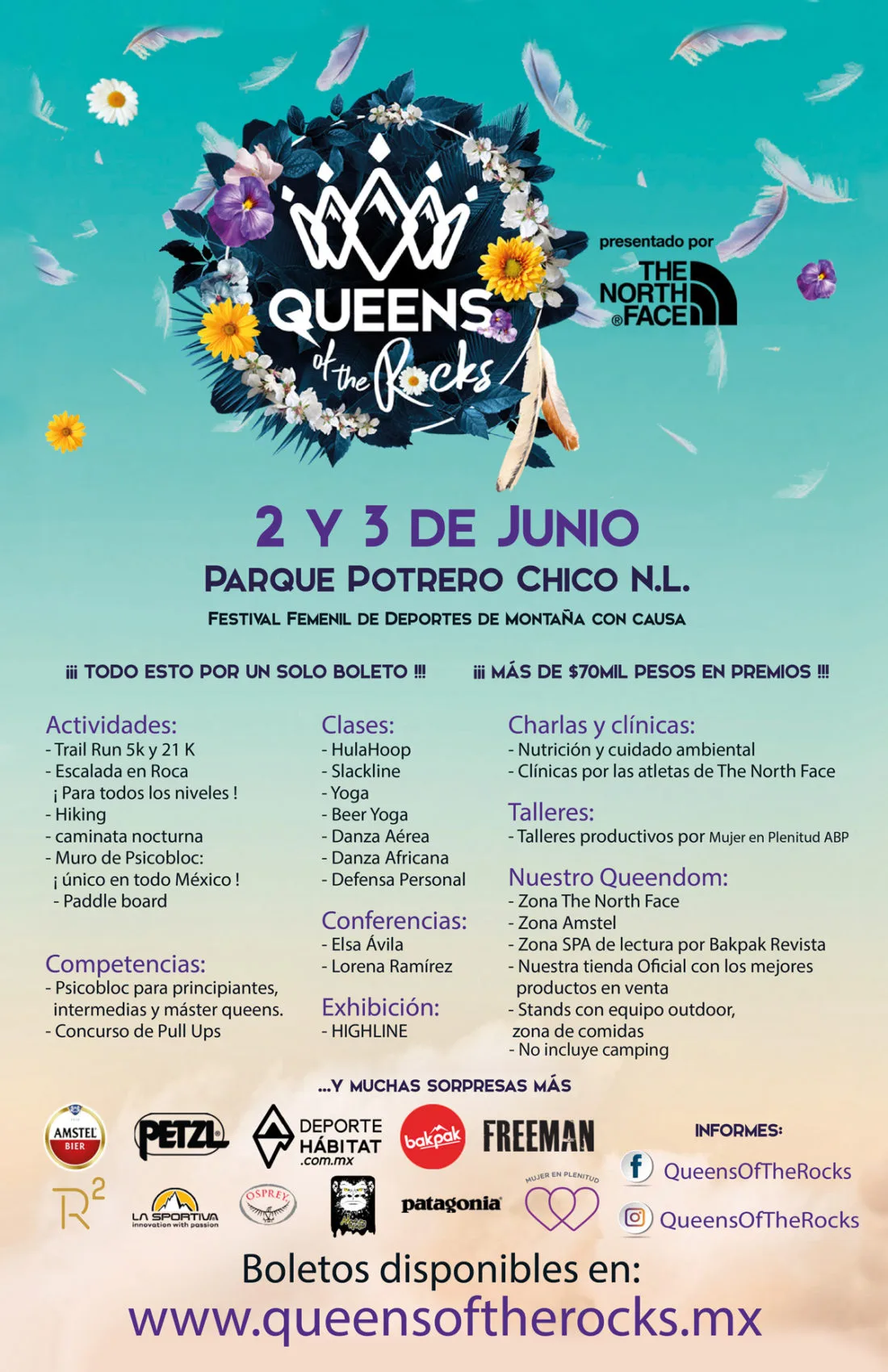 Imagen del archivo de «¿Lista para el Queens of the Rocks 2018 en Potrero Chico? Aquí el programa completo».