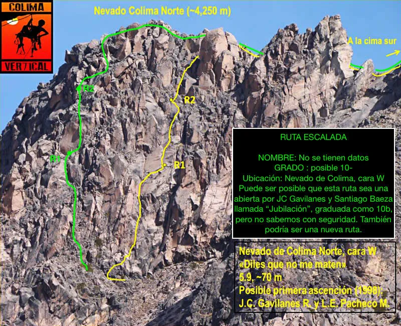 Imagen del archivo de «Nevado de Colima: Crónica de una escalada alpina entre nubes».