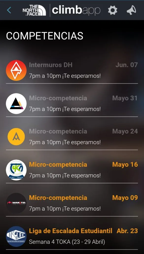 Imagen del archivo de «Únete a la Compe ClimbApp Intermuros 2018 en 7 gimnasios y 3 ciudades».