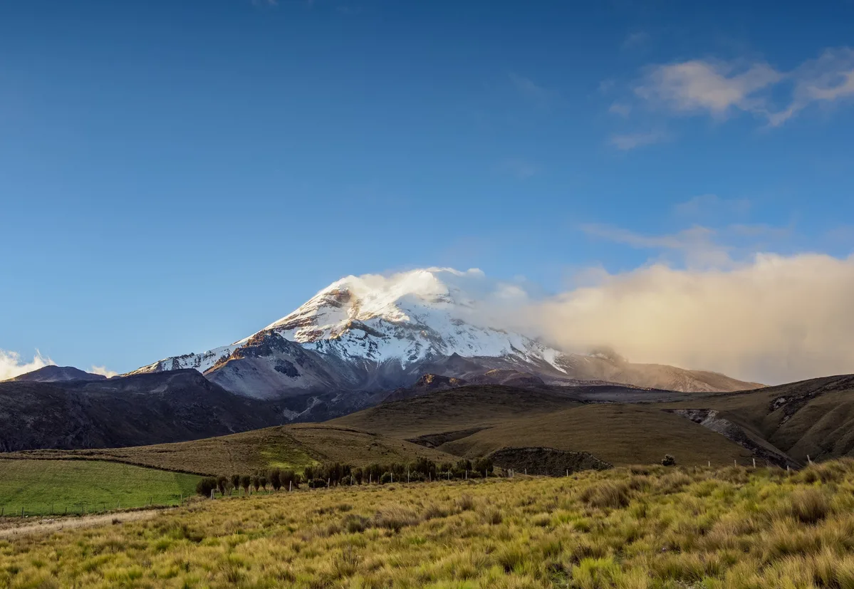 Chimborazo Volcano in Ecuador