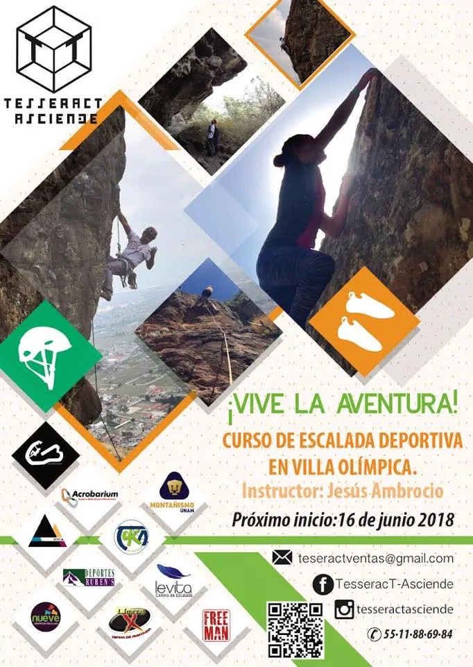 Imagen del archivo de «TesseracT Asciende imparte Curso de Escalada Deportiva en favor de apertura de zonas».