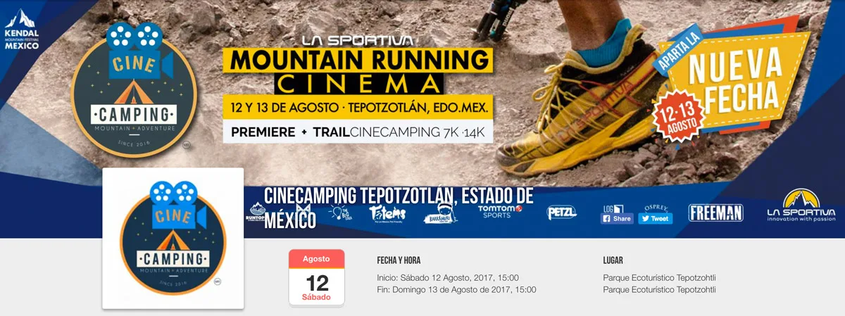 Imagen del archivo de «La Sportiva Mountain Running Cinema 2017, sedes y fechas en México».