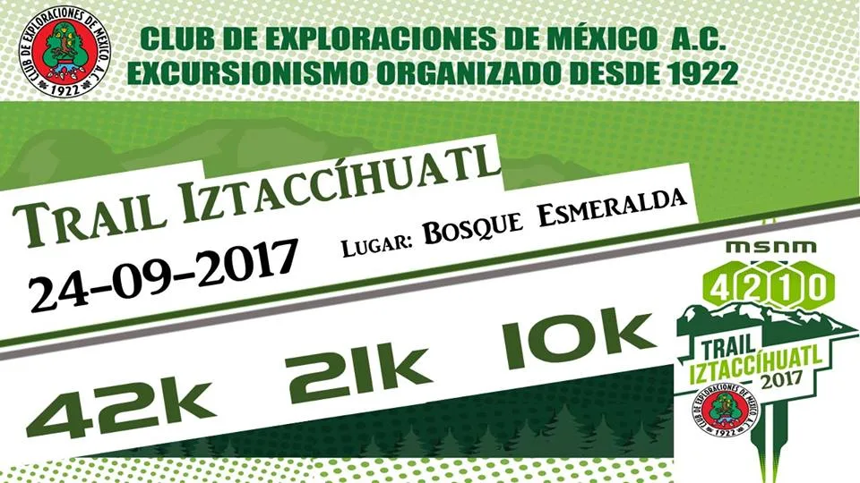 Imagen del archivo de «Trail Iztaccíhuatl 2017 por el Club de Exploraciones de México AC».