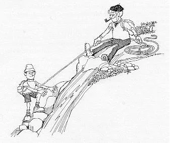 Foto: Bob Cram, Seattle Cartoonist Weatherman (1970)