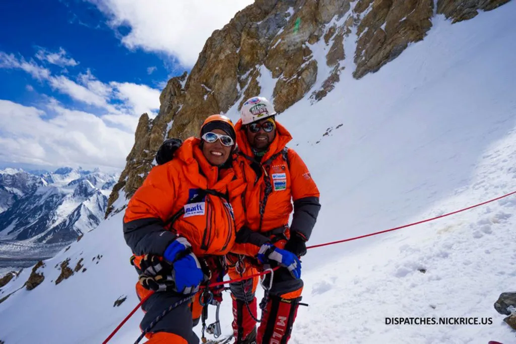 Imagen del archivo de «Badía Bonilla podría ser la primer mexicana en encumbrar el K2, 9no ochomil de Una Pareja en Ascenso».