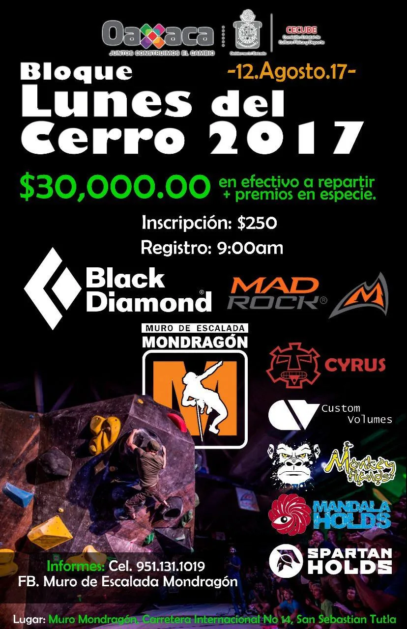Imagen del archivo de «¡Llegó Lunes del Cerro 2017! Compe de bloque en Mondragón, Oaxaca».