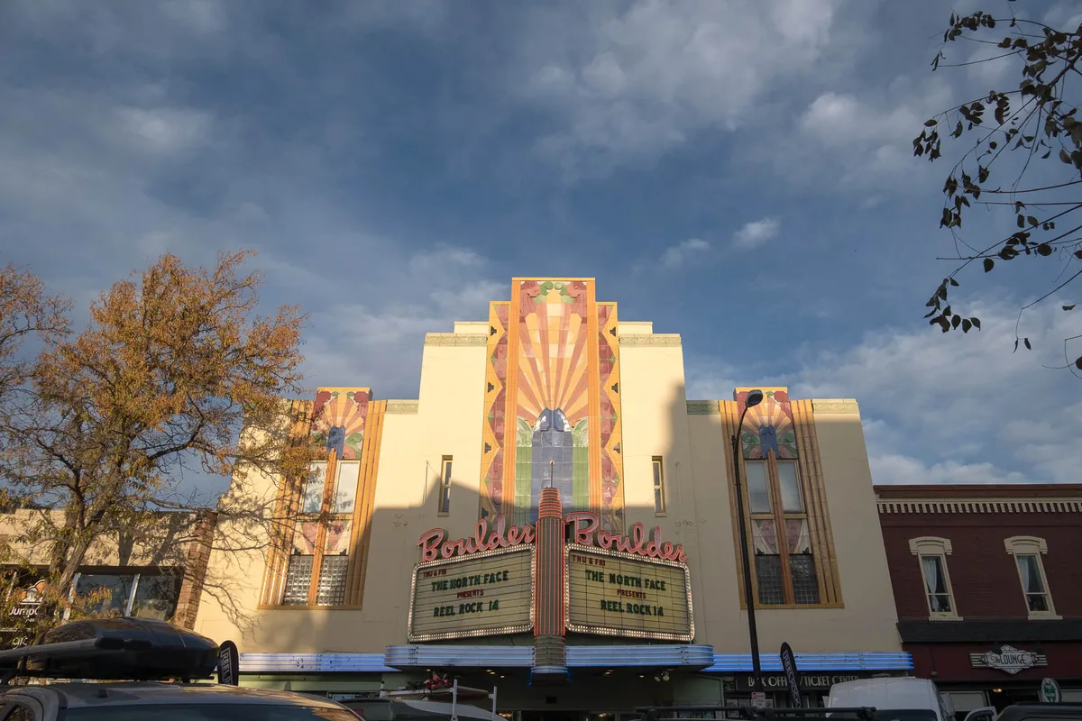 El Boulder Theater, sede de la premiere de reel rock cada año.