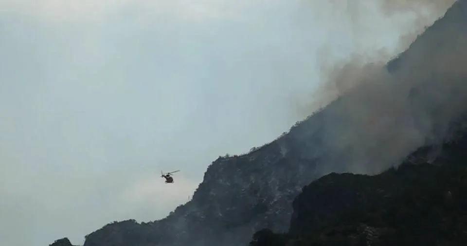 Imagen del archivo de «Actualización: La Sierra de Zapalinamé reducida a cenizas, 450ha».