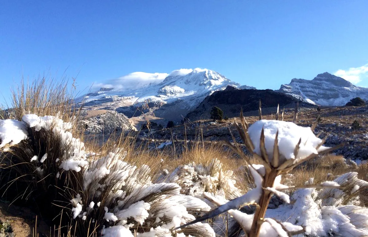 Imagen de portada de «Se reportan montañas nevadas, es momento de extremar precauciones».