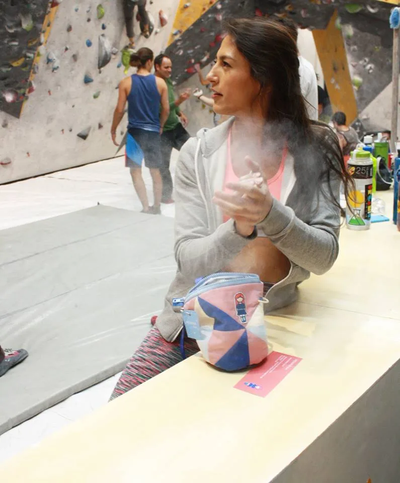 Imagen del archivo de «Menina: el toque femenino llegó a la escalada».