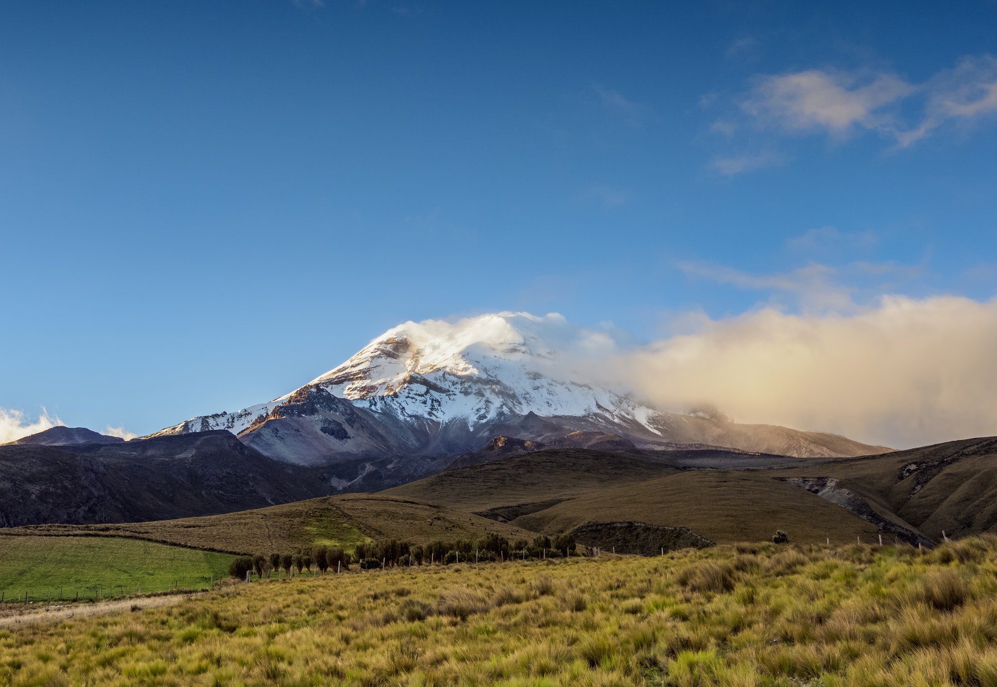 Chimborazo Volcano in Ecuador